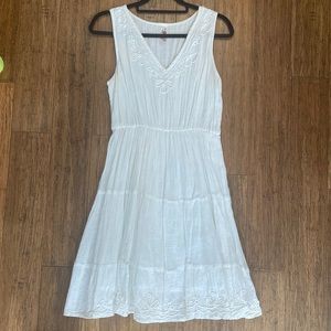Summer Spring Beach Easter White Dress NWOT